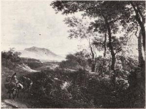 Landscape with a Mulerider
