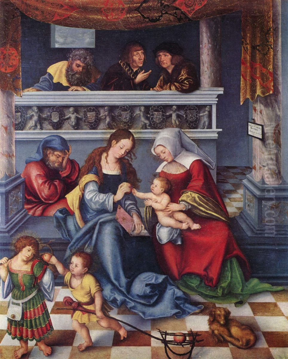 The Holy Kinship Oil Painting by Lucas Cranach the Elder