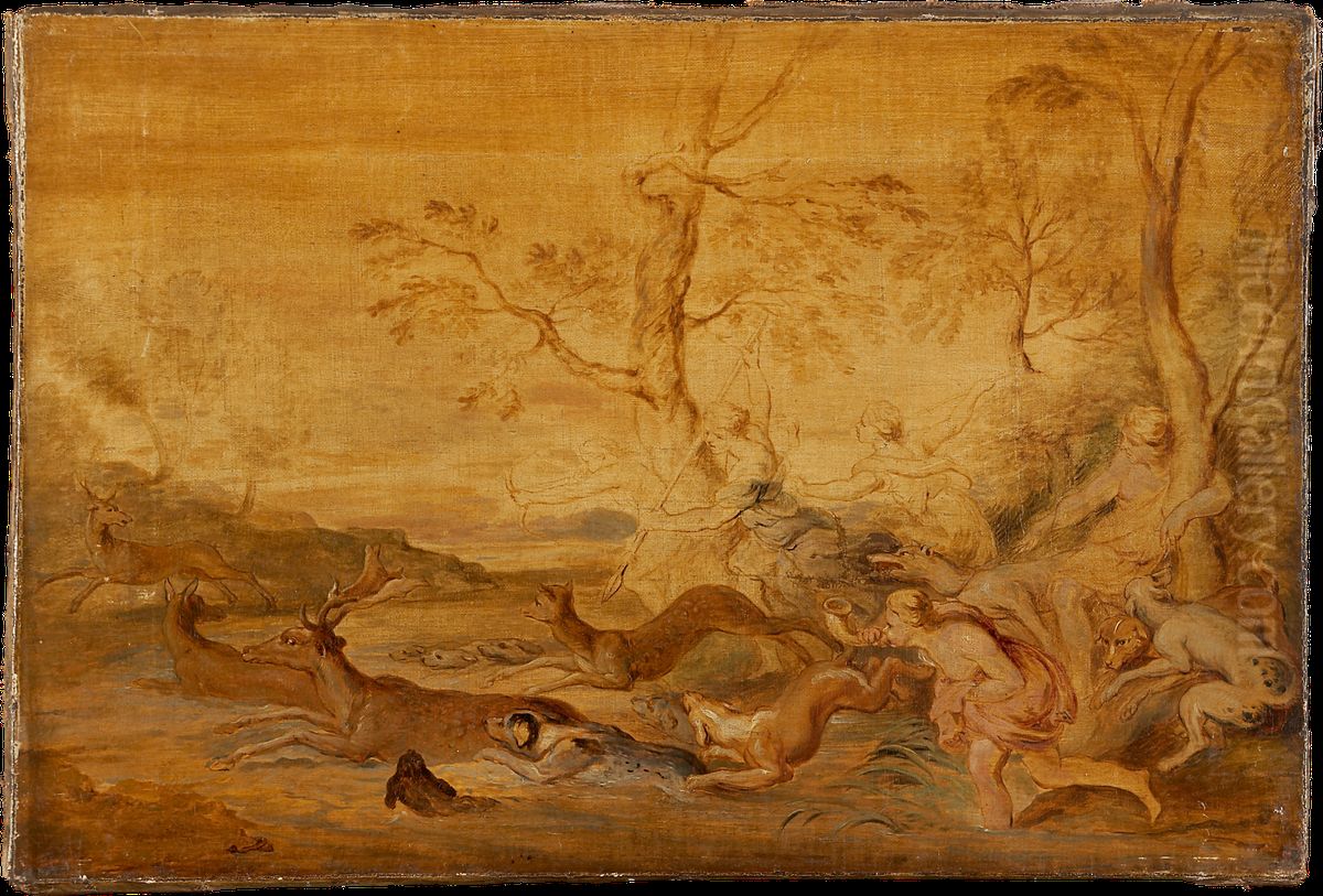 The Hunt of Diana Oil Painting by (studio of) Rubens, Peter Paul