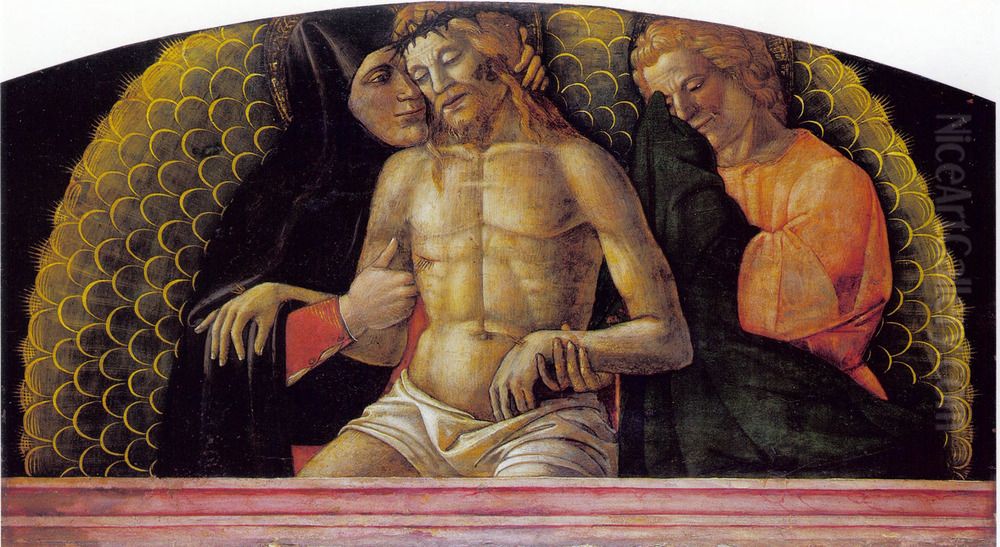 Lamentation of Christ Oil Painting by Baptista Mantuanus