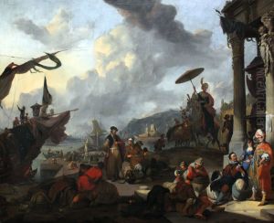 Mediterranean Harbour Scene
