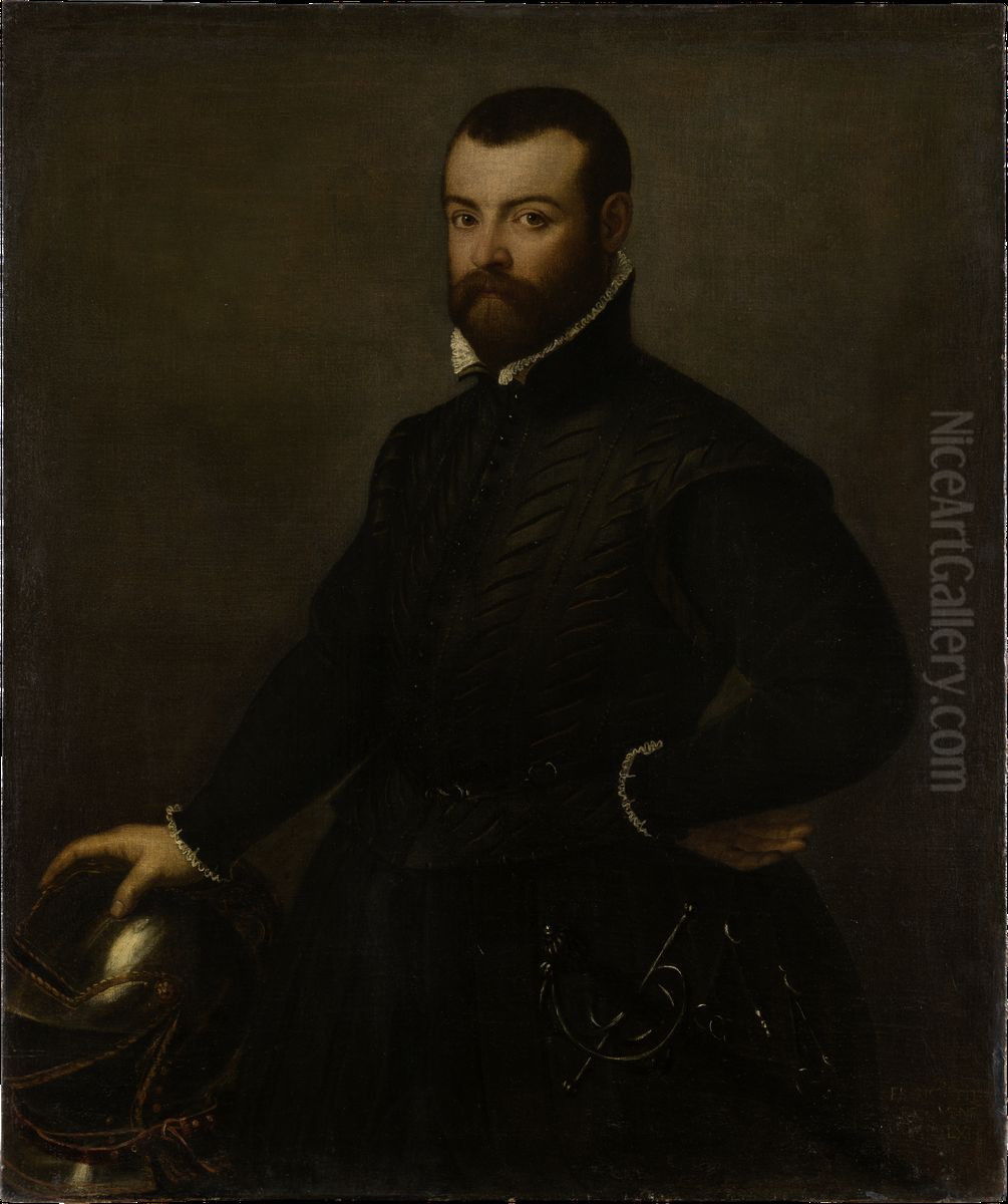 Portait of Francesco Titio Oil Painting by Giovanni Battista Moroni