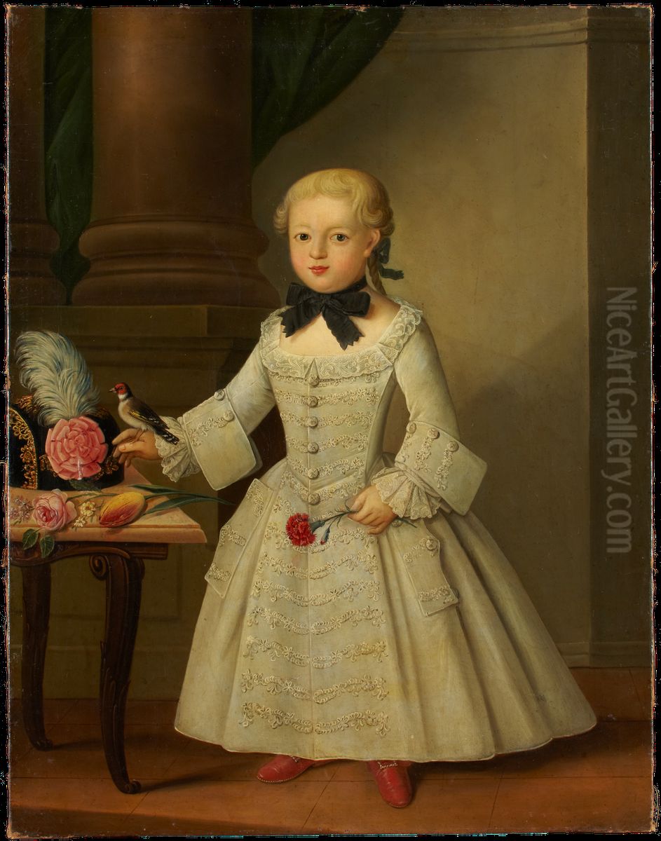 Portrait of Anton Ulrich von Holzhausen Oil Painting by Anton Tischbein