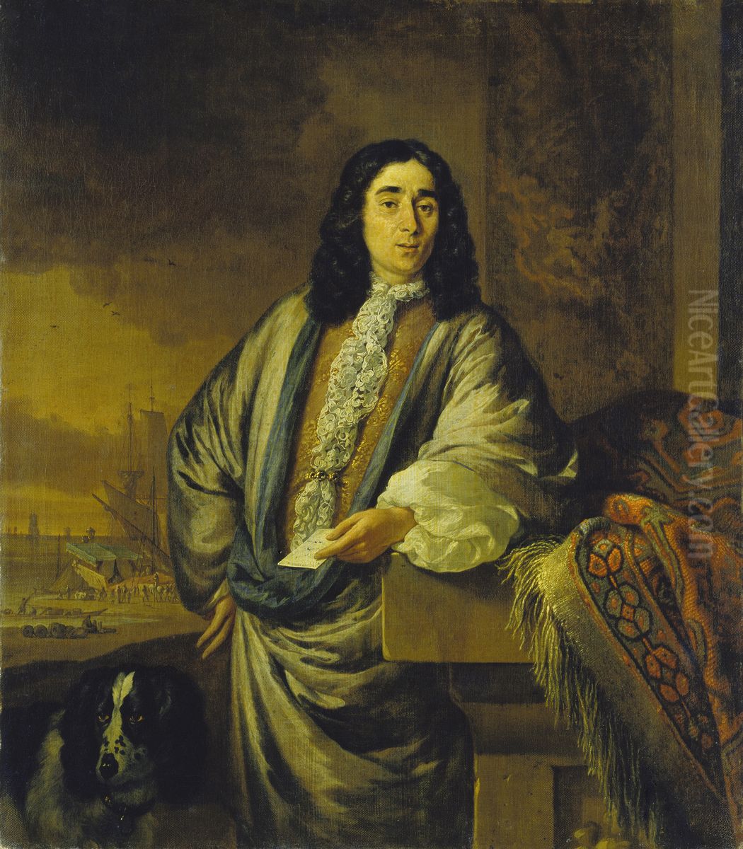 Bildnis eines hollandischen Kaufmanns Oil Painting by Jan Weenix