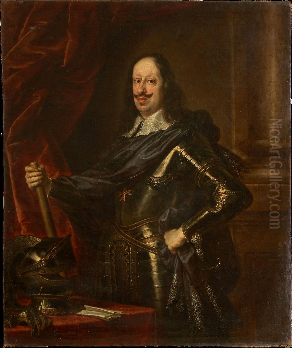 Bildnis Ferdinand II. de'Medici, Grossherzog der Toscana (1610-70) Oil Painting by Justus Sustermans