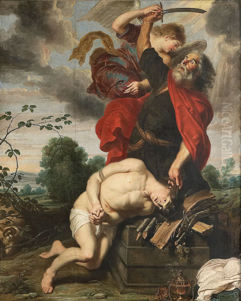 Das Opfer Abrahams Oil Painting by Cornelis De Vos