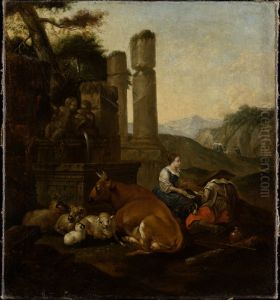 Shepherds in the Roman Campagna