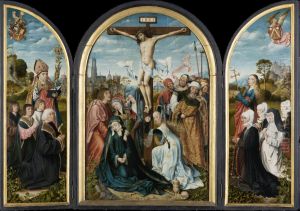 Crucifixion Triptych of the Humbracht Family of Frankfurt