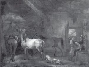 Stable with Three Horses