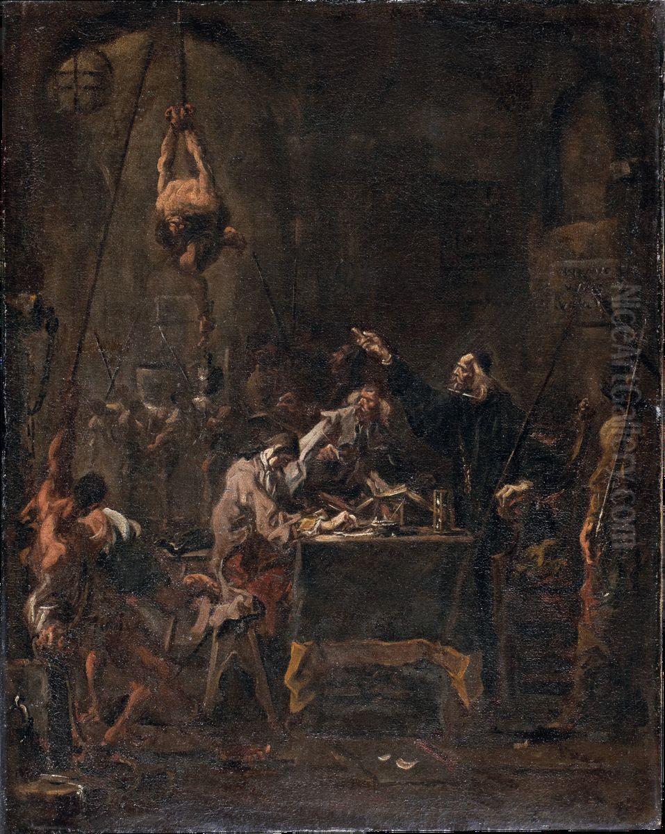 Folterszene Oil Painting by Alessandro Magnasco