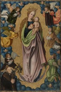 Virgin on the Crescent Moon Worshipped by the Donor Hieronymus Rudelauf