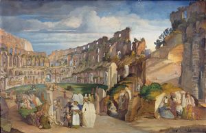 Capuchin Sermon at the Colosseum of Rome