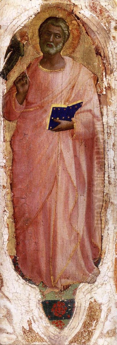 Saint Matthew Oil Painting by Fra Angelico