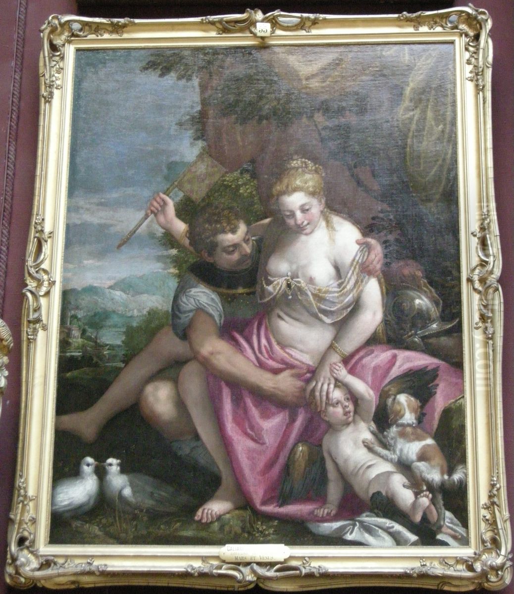 Mars et Venus Oil Painting by Paolo Veronese (Caliari)