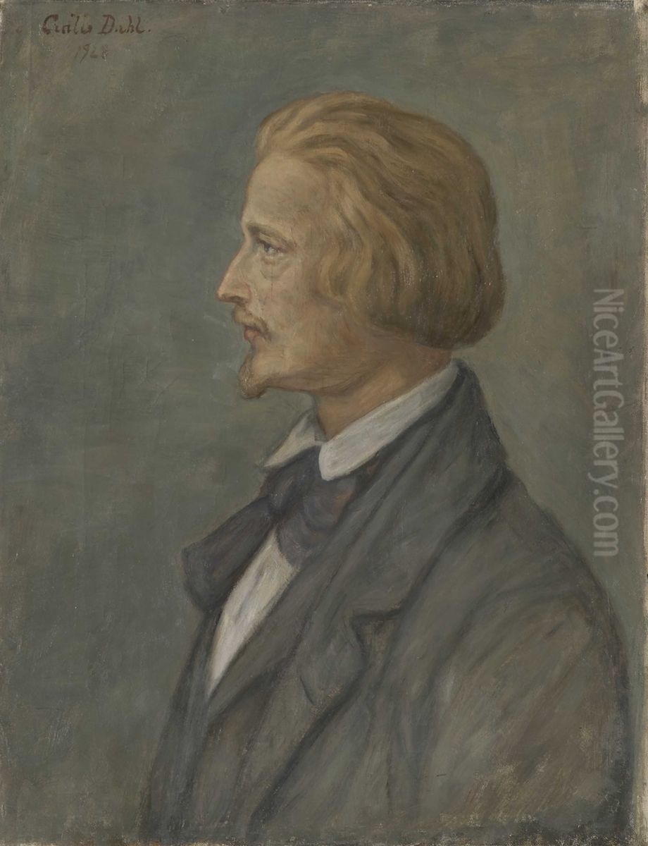 Portrait Oil Painting by Cecilie Dahl