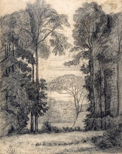 La clairiere Oil Painting by Emile Schuffenecker