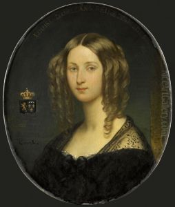 Portrait de la princesse Louise d'Orleans, reine des belges