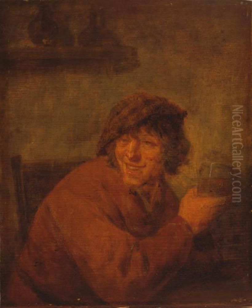 Drinking peasant Oil Painting by Adriaen van Ostade