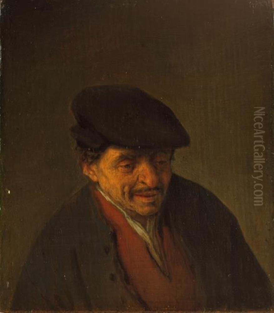 Thoughtful old peasant Oil Painting by Adriaen van Ostade