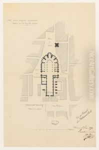 Plan de la cathedrale de Bordeaux et de ses abords Plan de la cathedrale de Bordeaux et de ses abords