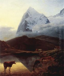 Der GrosseEiger, von derWengernalpaus gesehen