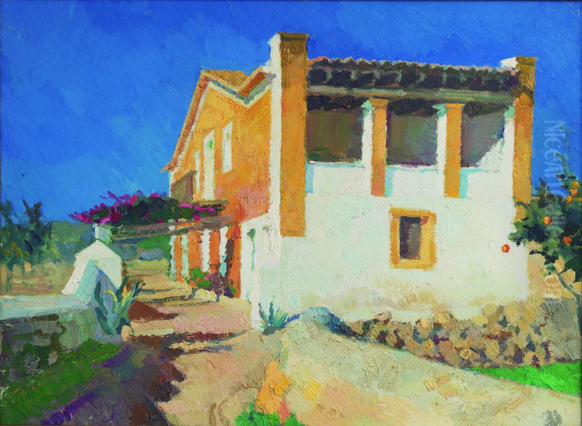 Sa Colomina Oil Painting by Carloandres Lopez del Rey