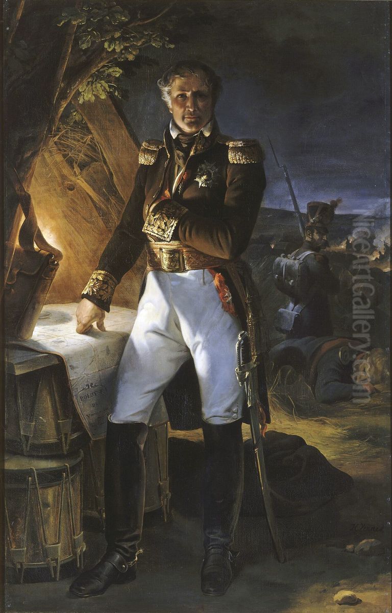 Laurent, Marquis of Gouvion Saint-Cyr Oil Painting by Horace Vernet