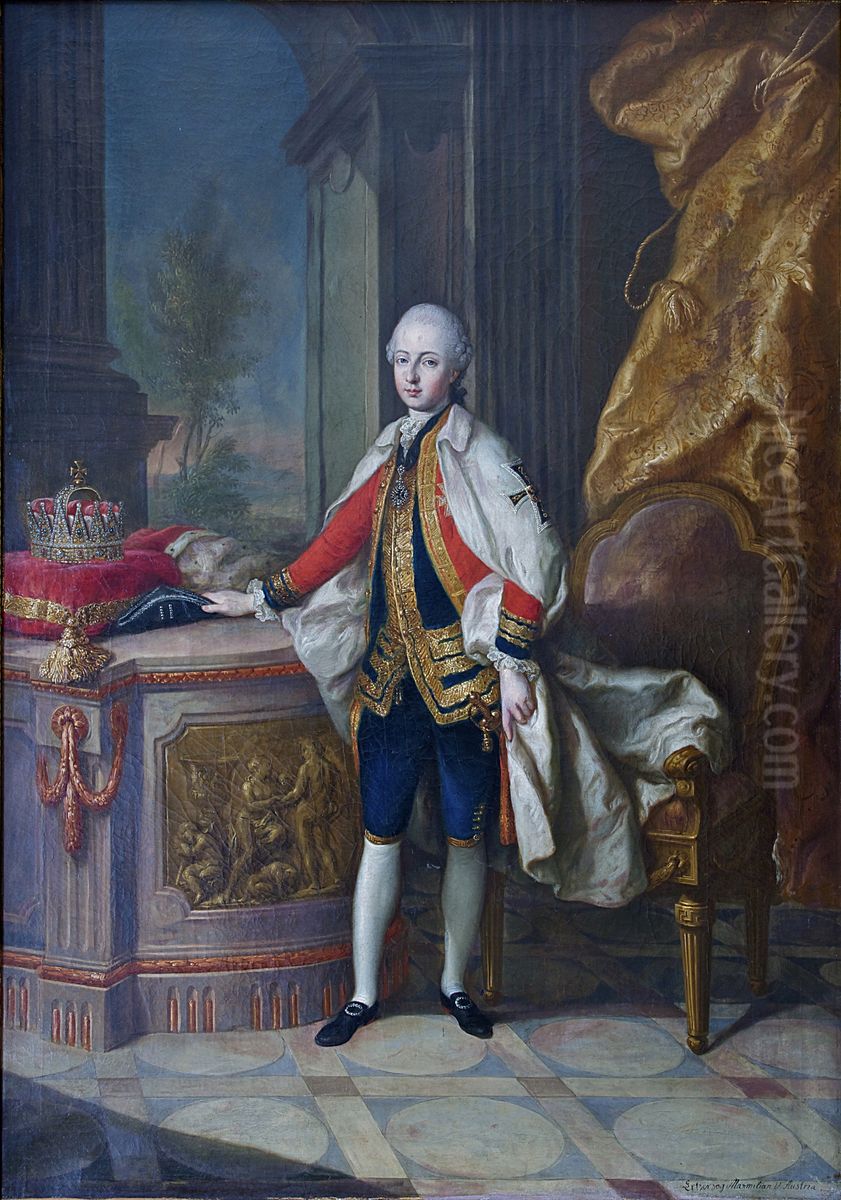 Archduke Maximilian Francis of Austria Oil Painting by Anton von Maron