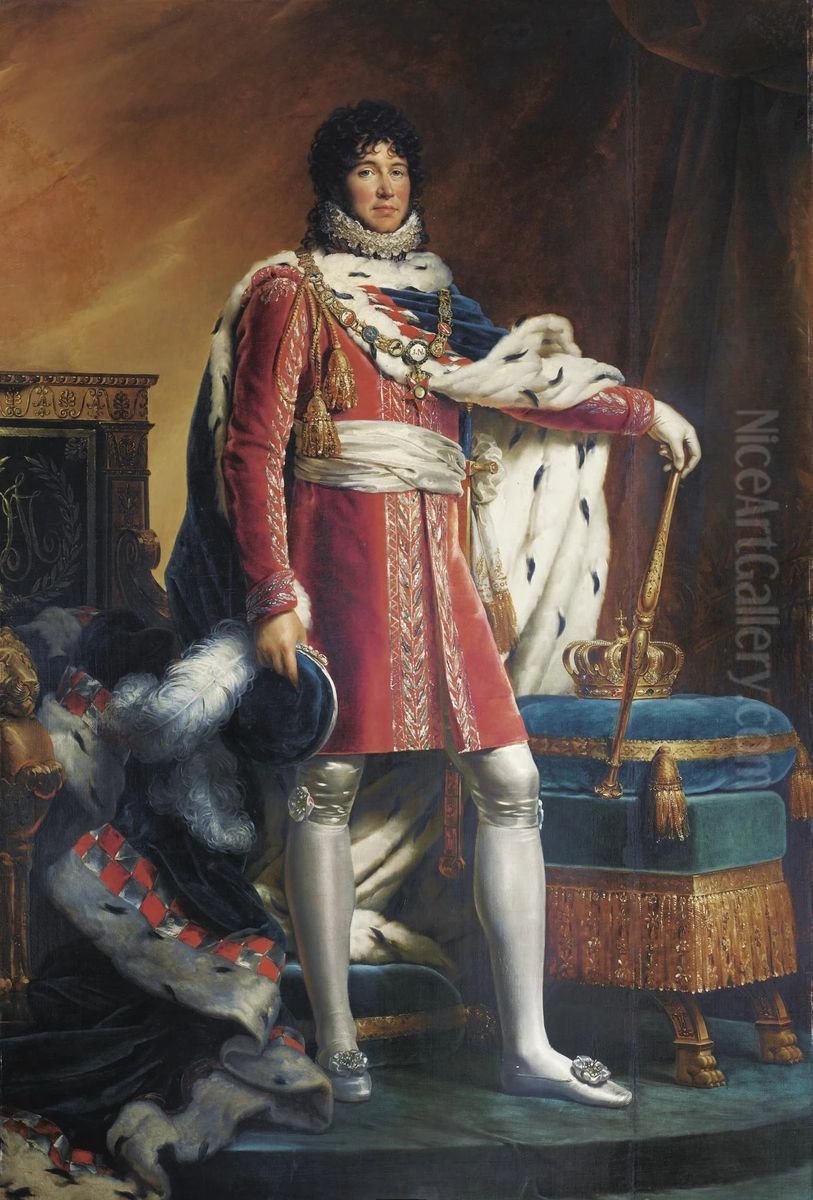 Portrait deJoachim Murat, roi deNapleset desDeux-Siciles, parFrancois Gerard. Oil Painting by Francois Gerard