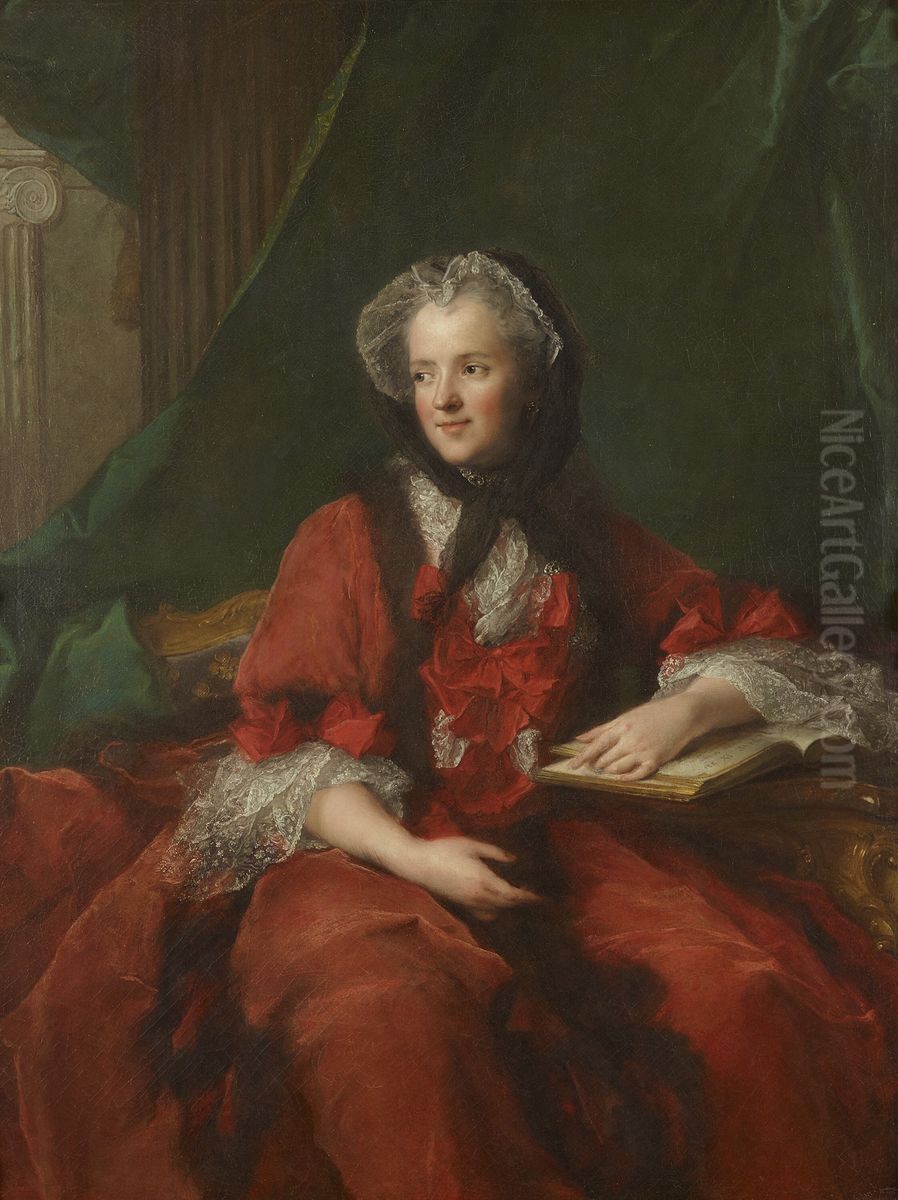 Portrait of Marie Leszczynska Oil Painting by Jean-Marc Nattier