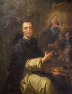 Portrait de l'artiste peignant Notre-Dame du Rosaire