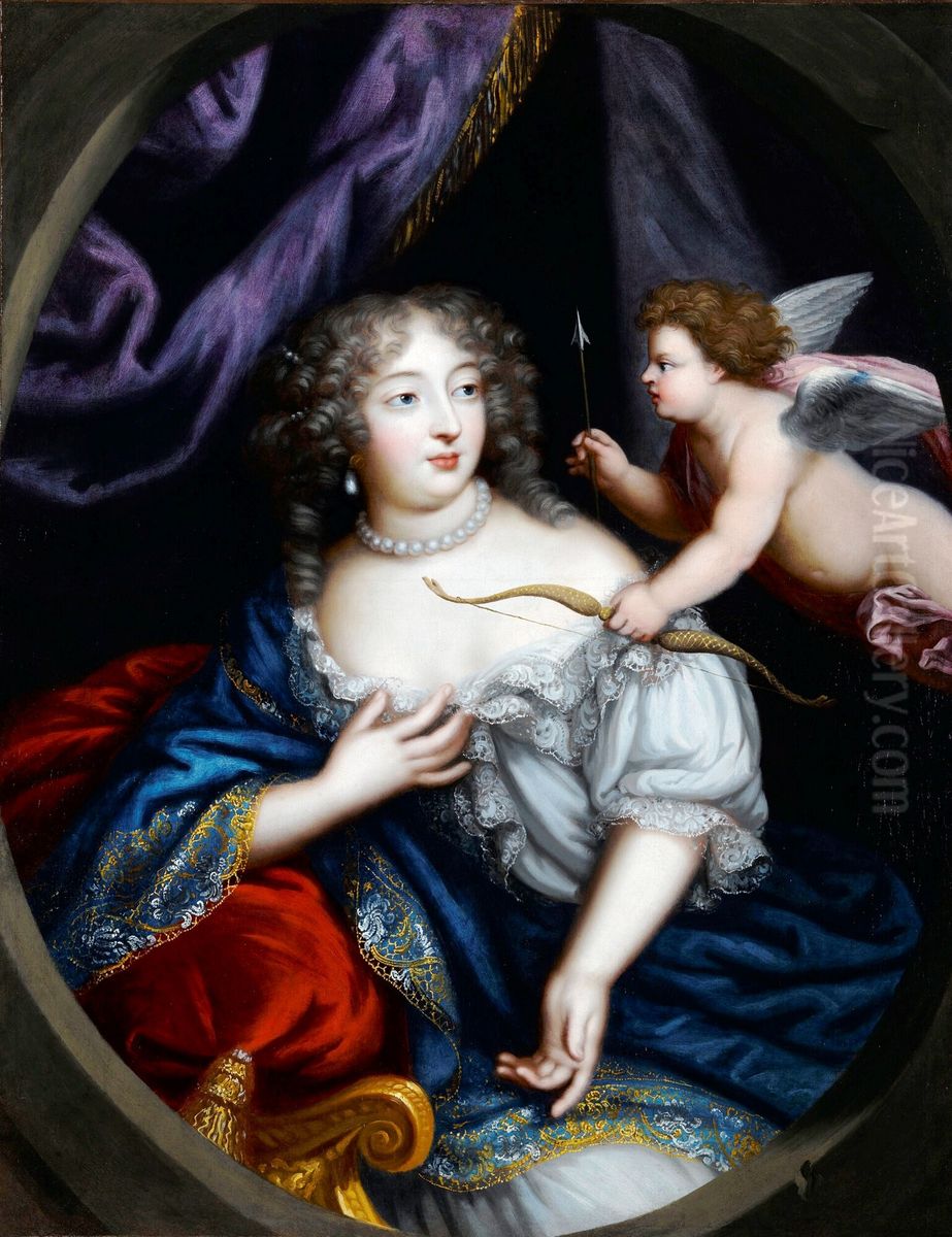Francoise-Athenais de Rochechouart, marquise de Montespan Oil Painting by Pierre Mignard I