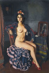 Retrato de La Oterito en su camerino