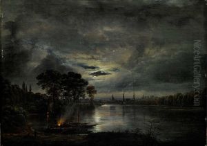 Dresden in the Moonlight