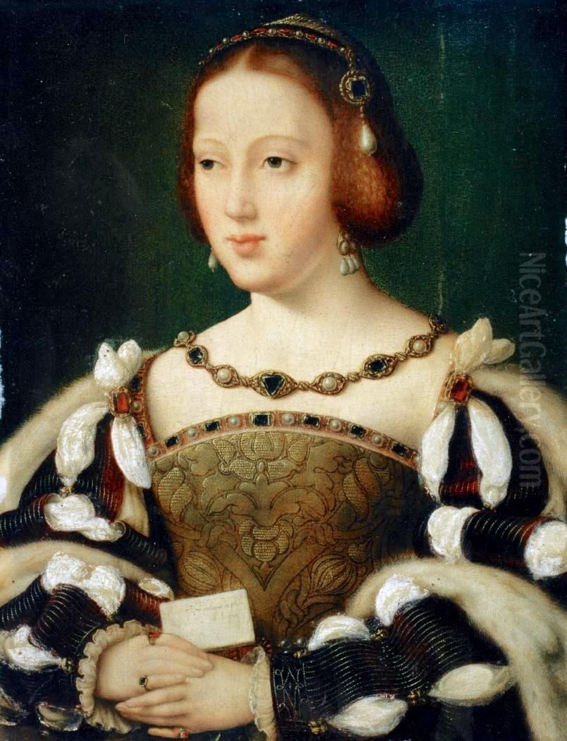 Dona Leonor de Austria Oil Painting by Joos Van Cleve