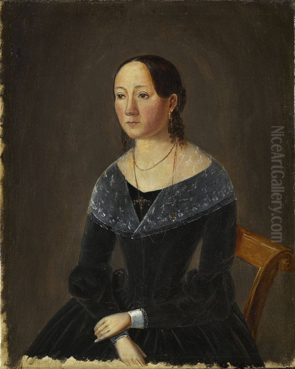 Portrait Oil Painting by Johan Fredrik Eckersberg