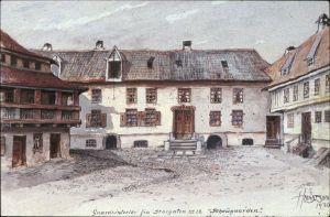 Gaardsinterior fra Storgaten No 12 