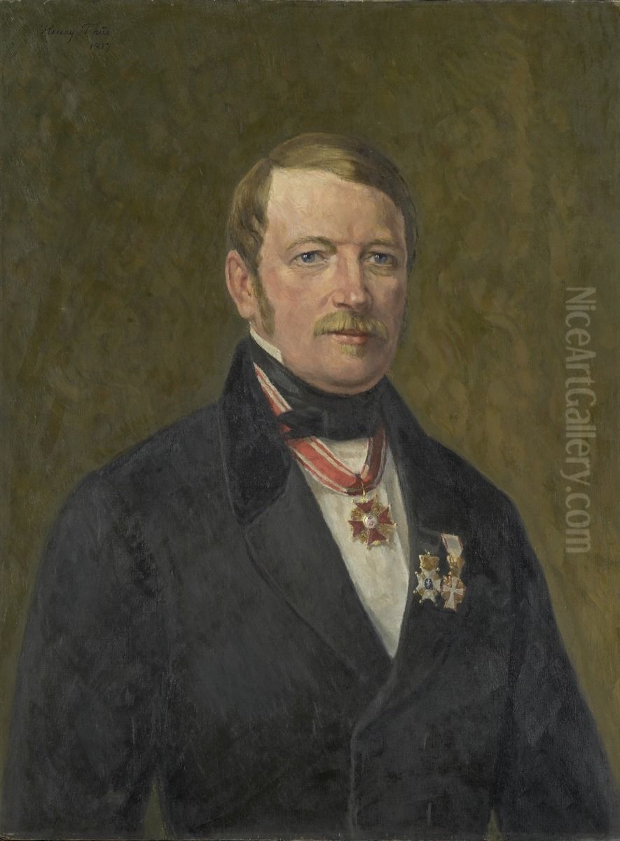 Portrait Oil Painting by Henry Thue