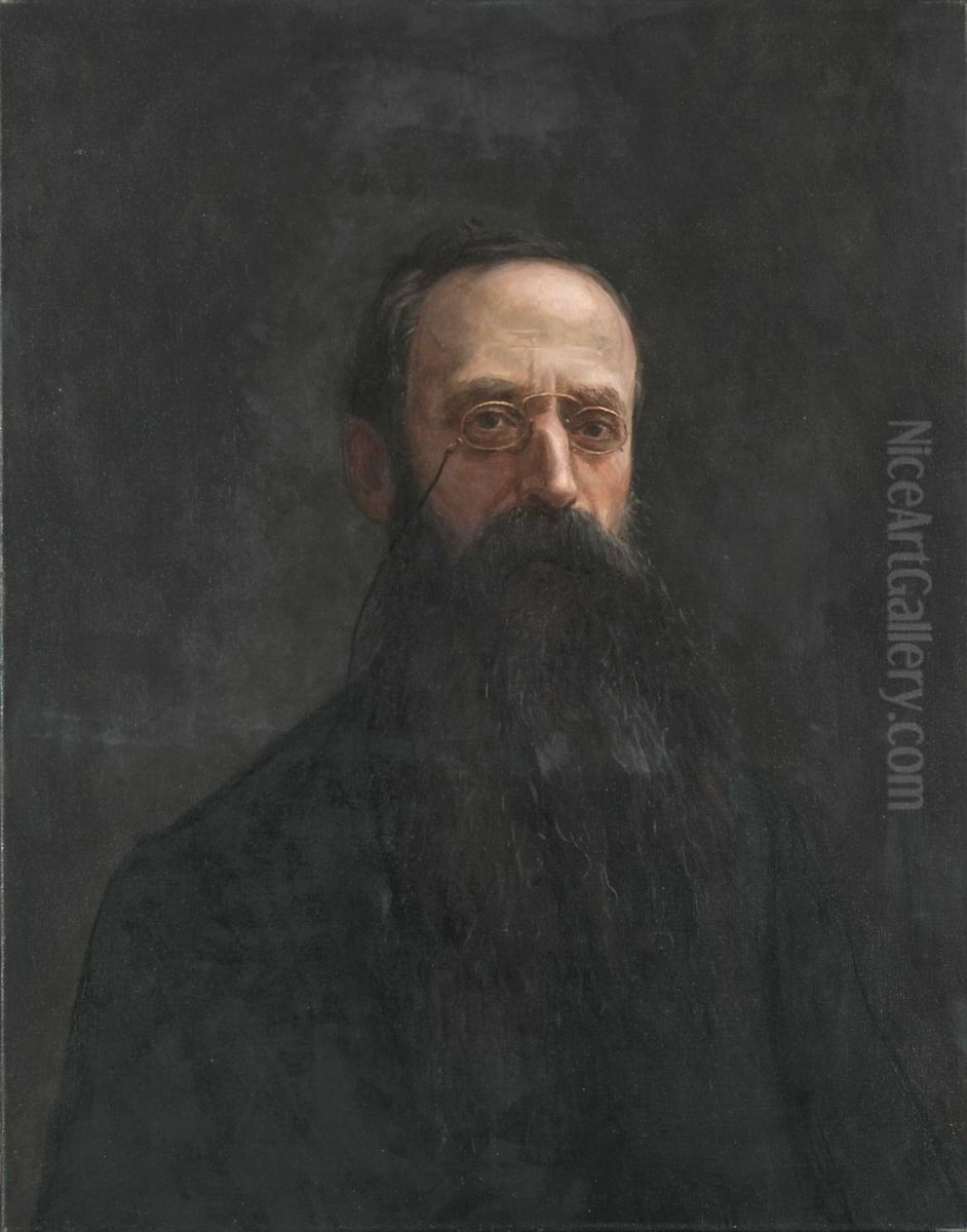 Portrett av Frithjof Plahte Oil Painting by Eyolf Soot