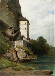 The Klausen-Gate of Salzburg from the city side