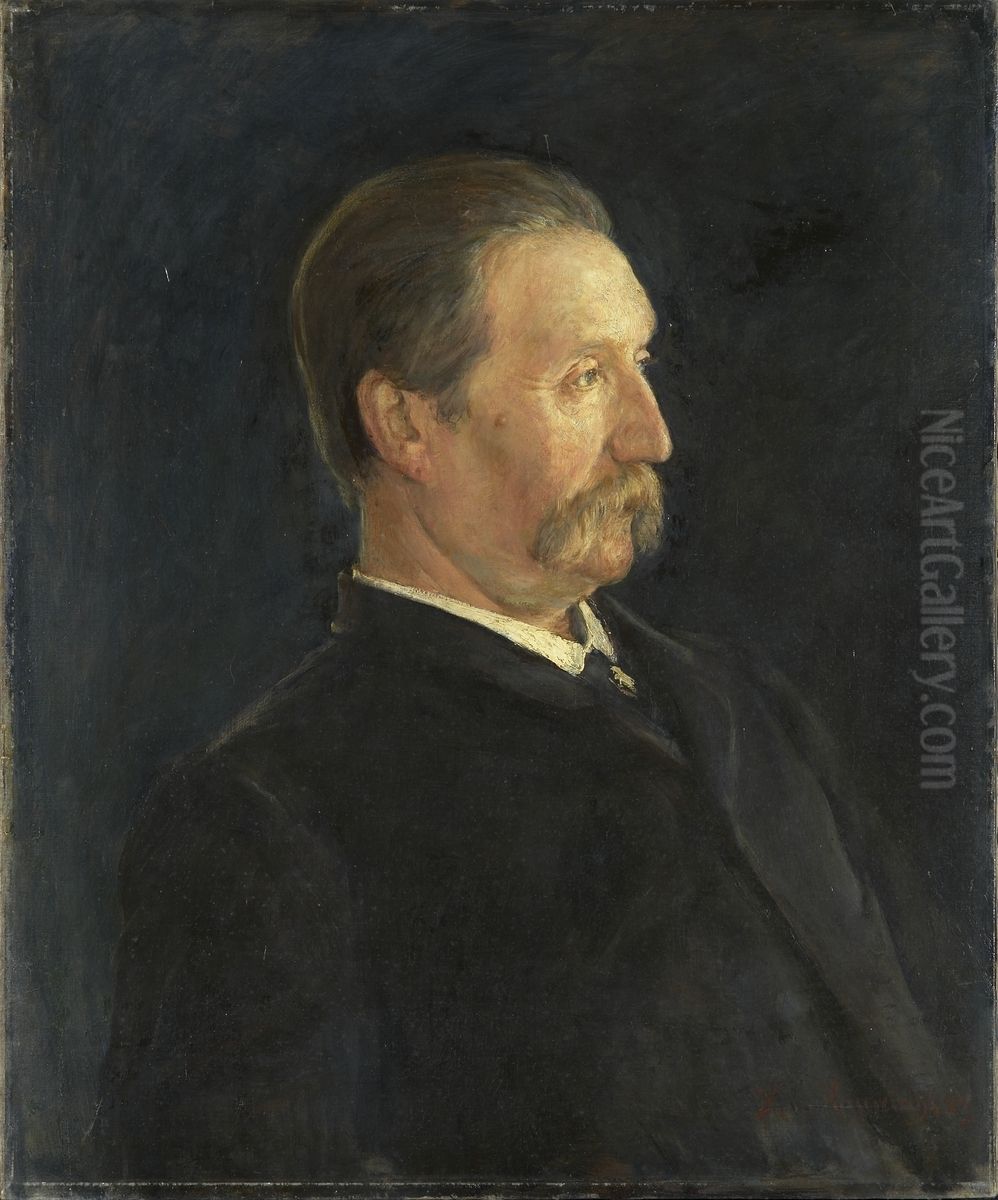 Portrait Oil Painting by Hans Heyerdahl