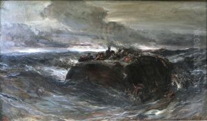 Shipwrecking of three-masted ship Emily 1823 Shipwrecking of three-masted ship Emily 1823