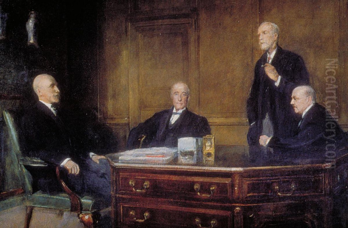 Baring Brothers & Co Oil Painting by Ambrose McEvoy
