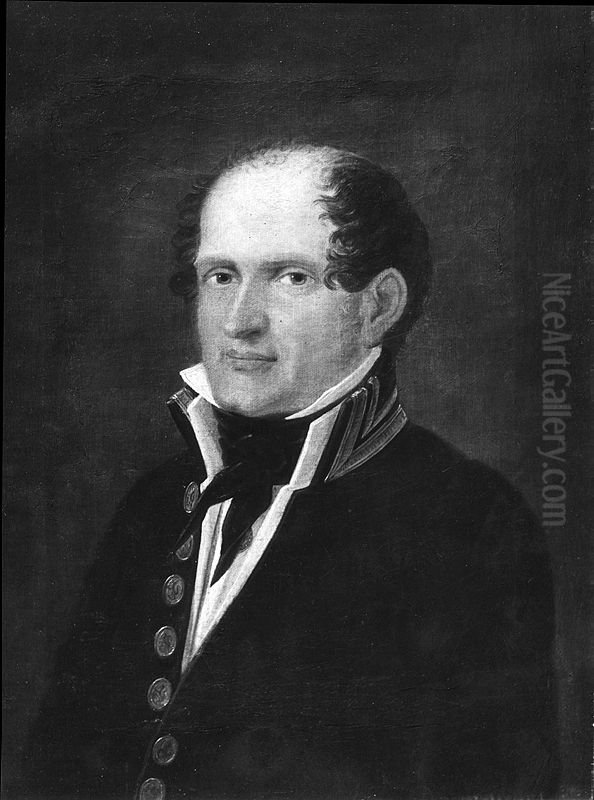 Lars Johannes Irgens Oil Painting by Johannes Flintoe