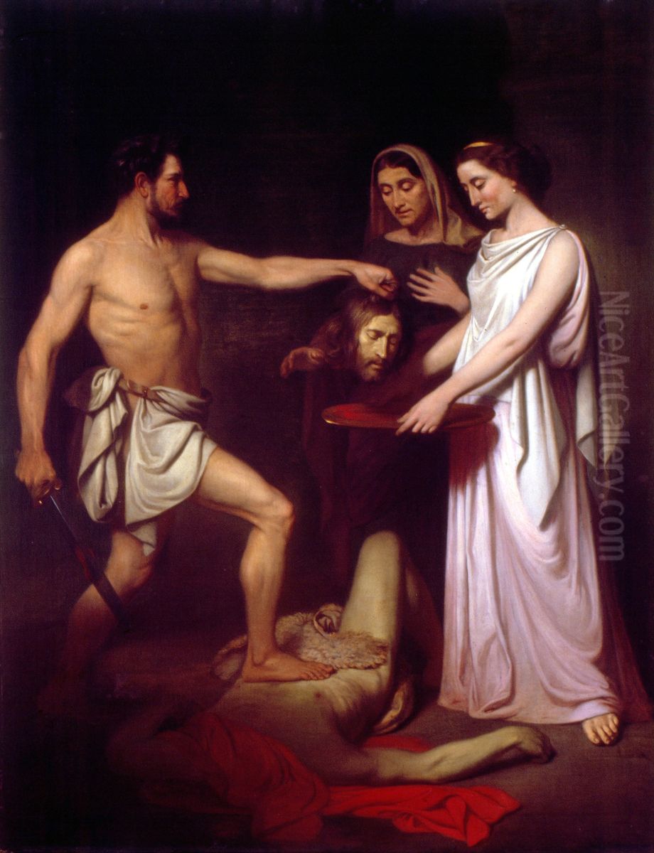Decapitation of St. John the Baptist Oil Painting by Victor Meirelles