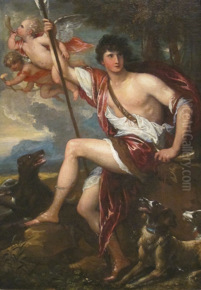 Adonis Oil Painting by Benjamin West