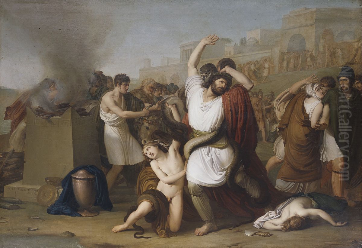 Laocoon Oil Painting by Francesco Hayez