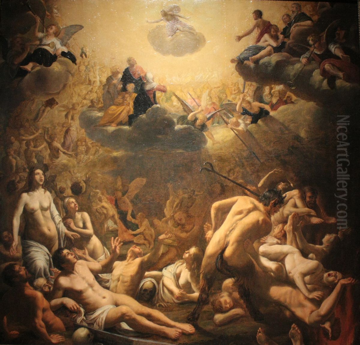 The Last Judgment Oil Painting by Nicolaes Eliaszoon Pickenoy