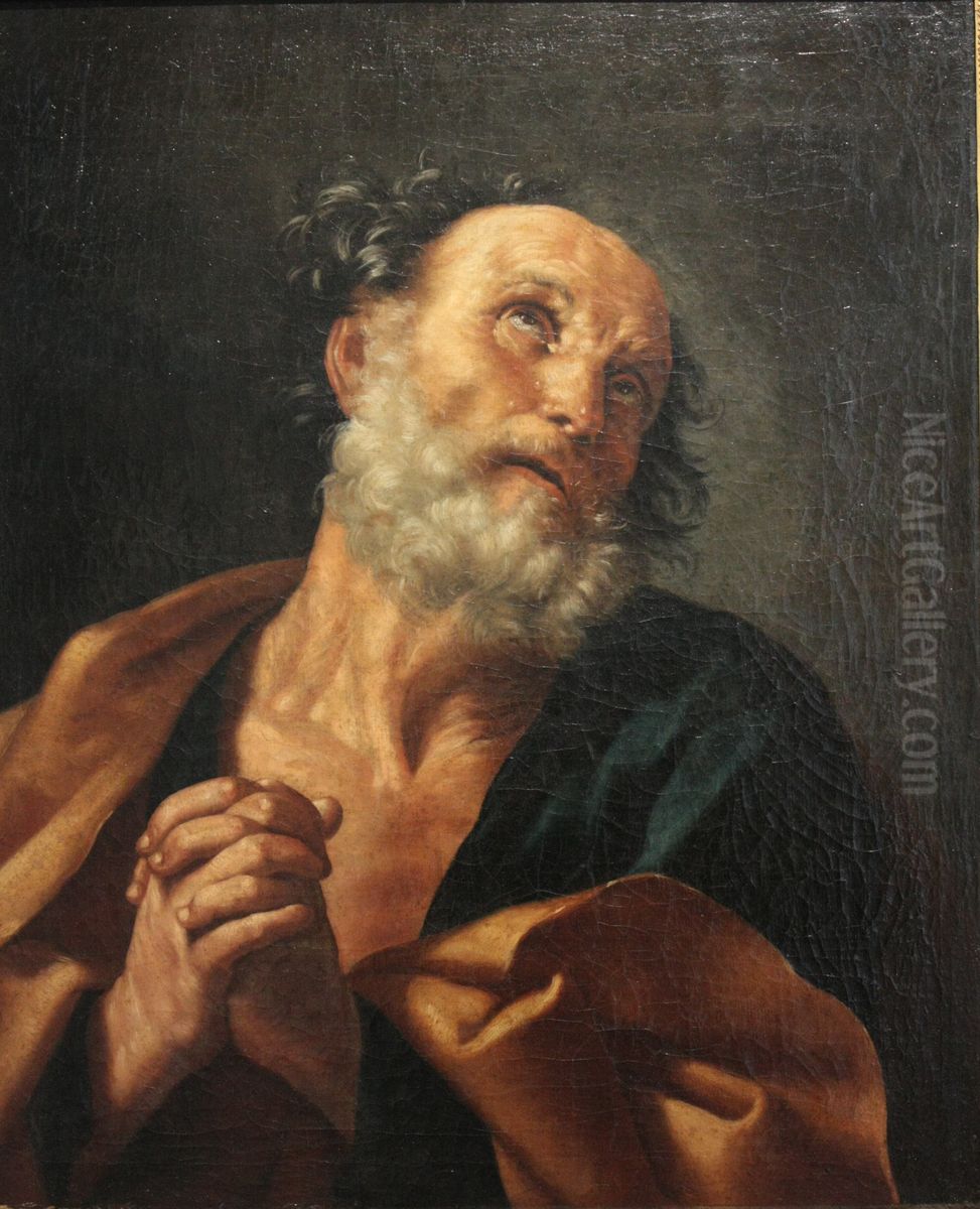 Hl.Petrus Oil Painting by Guido Reni