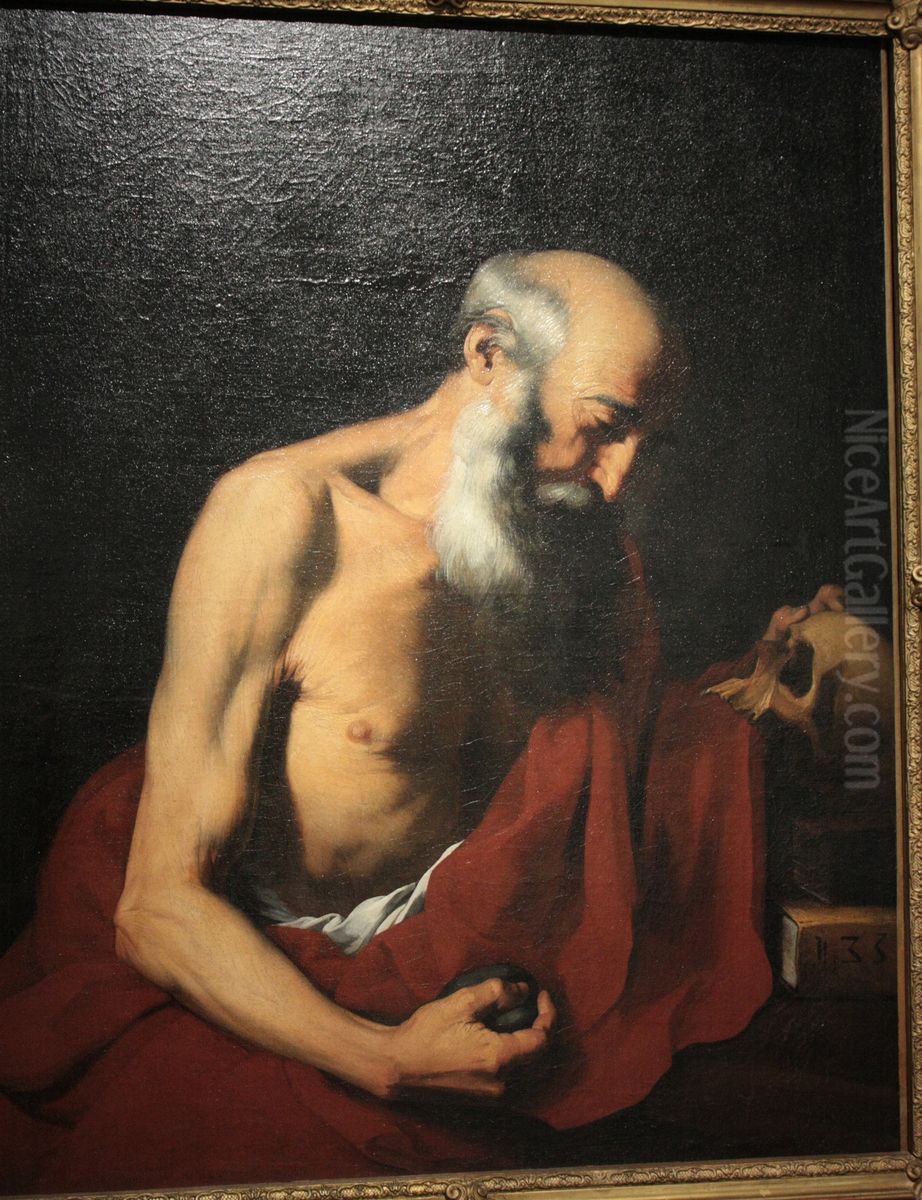 Saint Jerome Oil Painting by Jusepe de Ribera